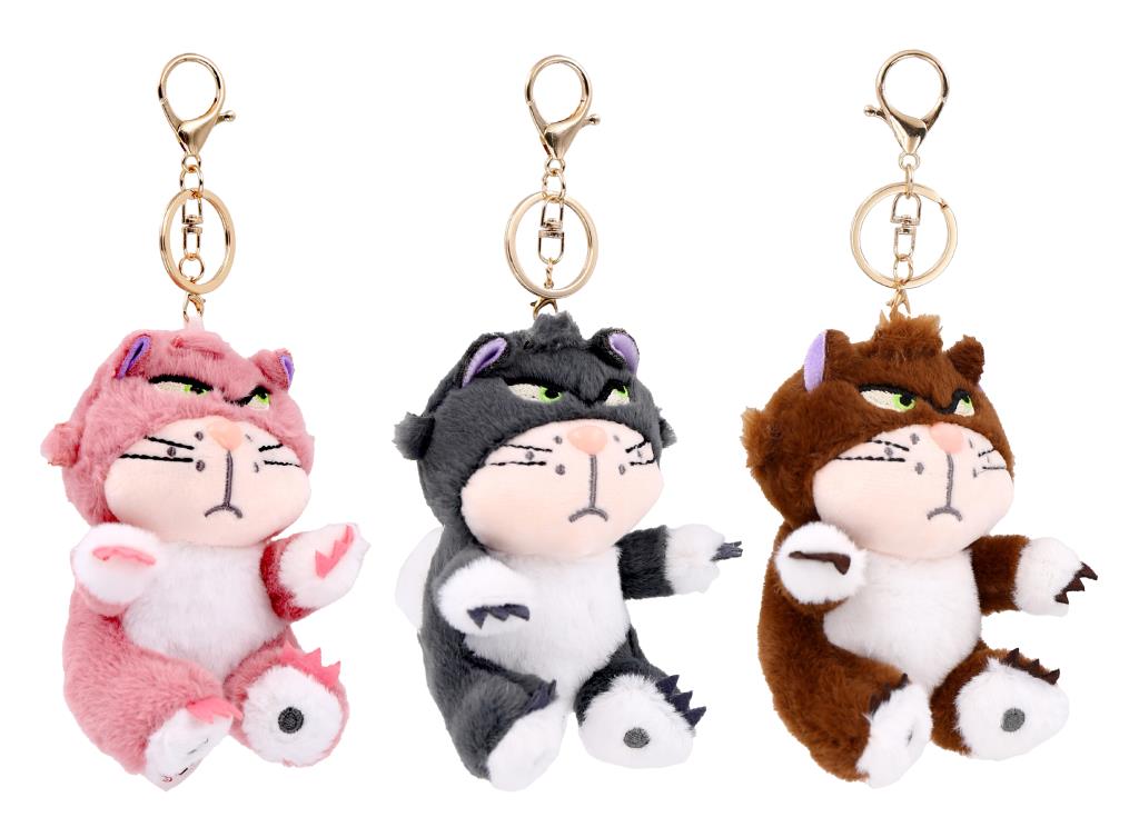 Meow Plush Keyring Series - Cheeky Cat
