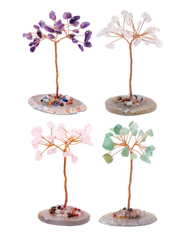 Decorative Crystal Fortune Tree -10CM X 5CM