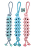 Jumbo TPR rubber ball dog tug toy 47cm x 5cm in assorted colours for large breeds and heavy chewers