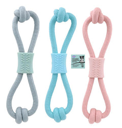 TPR Rubber 8 Shape Dog Tug Toy - 35CM X 8CM