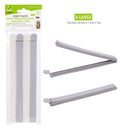 XL plastic bag seal clips 20.5cm in assorted colours, 4-pack, for sealing extra-large food storage bags in commercial kitchens