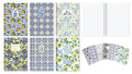 A5 spiral notebook La Dolce Vita Series 100 pages assorted designs, wholesale stationery for offices and retail