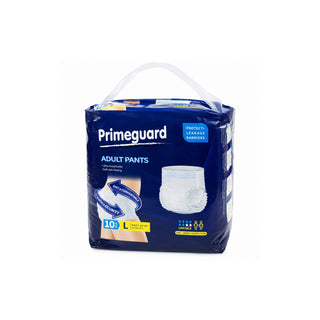 10PK Primeguard Adult Underpants - Large Unisex
