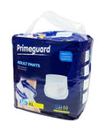 Primeguard extra-large unisex incontinence underwear 10-pack, waist 58-67 inches, day and night leak protection