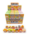 Pastry doll blind box 3x3cm sealed unit, 12 assorted food-themed collectible figures - wholesale carton for gift retailers