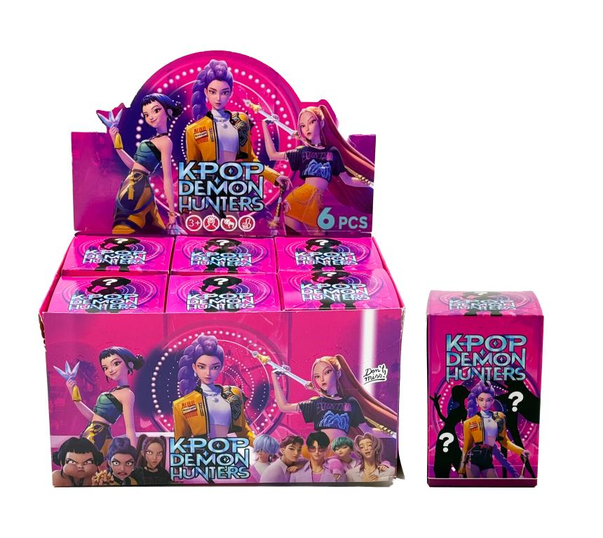K-Pop Demon Hunters collectable blind box 10x4.5cm assorted mystery designs wholesale retail display