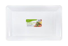 Rectangular Serving Platter Re-usable Plastic - 46 x 28.5cm