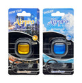 Vent clip car air freshener 4x4x1cm in 2 assorted scents, carton of 24 for wholesale auto accessory retail