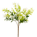 Artificial greenery stems Series 1 mixed foliage bunch, 5 stems 38cm, faux plants wholesale pack of 24
