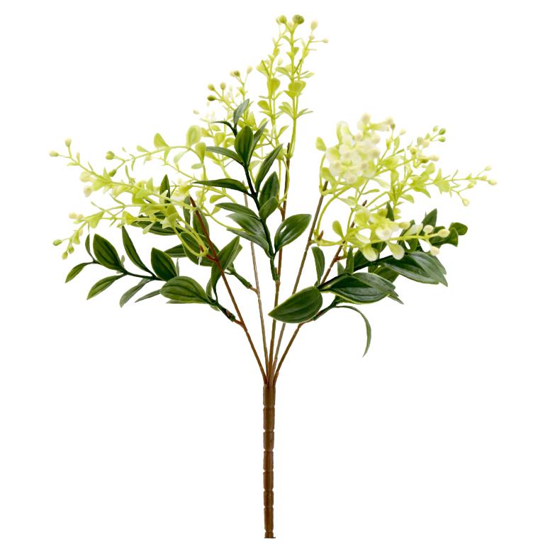 Artificial greenery stems Series 3 trailing foliage bunch, 5 stems 37cm, faux plant wholesale pack of 24