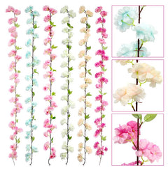 Decorative Artifical Flowers - Cherry Blossom W/Leaves Garland-180CM