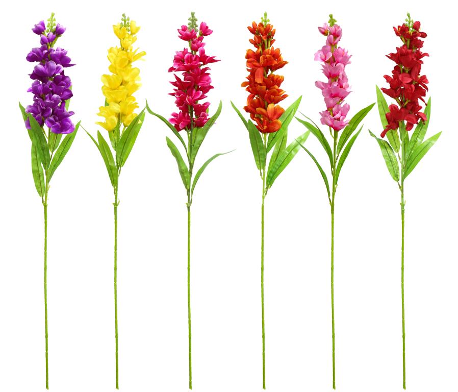 Artificial freesia spray stem 90cm polyester, long stem for tall vase arrangements and venue entrance displays