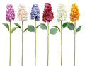 Artificial hyacinth spray stem 83cm polyester, tall format for vase arrangements and event decor display