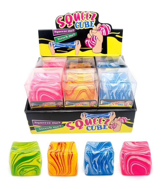 Neon colour squishy mushroom sensory fidget toy 6.5cm, slow-rise decompression shape, carton of 24 assorted colours