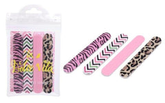 12PK Nail File Set- 12CM X 2CM -Assorted Designs Mixed