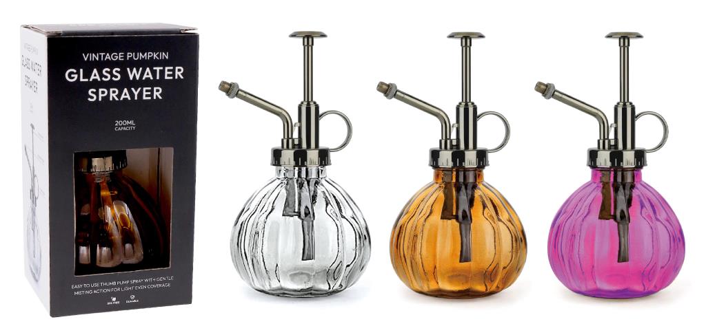 200ML Decorative Vintage Glass Water Sprayer - Gift Boxed Series - wholesale bulk packaging | DPack