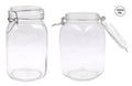 Glass Clip-Lock Jar (SQUARE SERIES) - 1500ML Capacity - wholesale bulk packaging | DPack