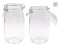 Glass Clip-Lock Jar (ROUND SERIES) - 1500ML Capacity - wholesale bulk packaging | DPack