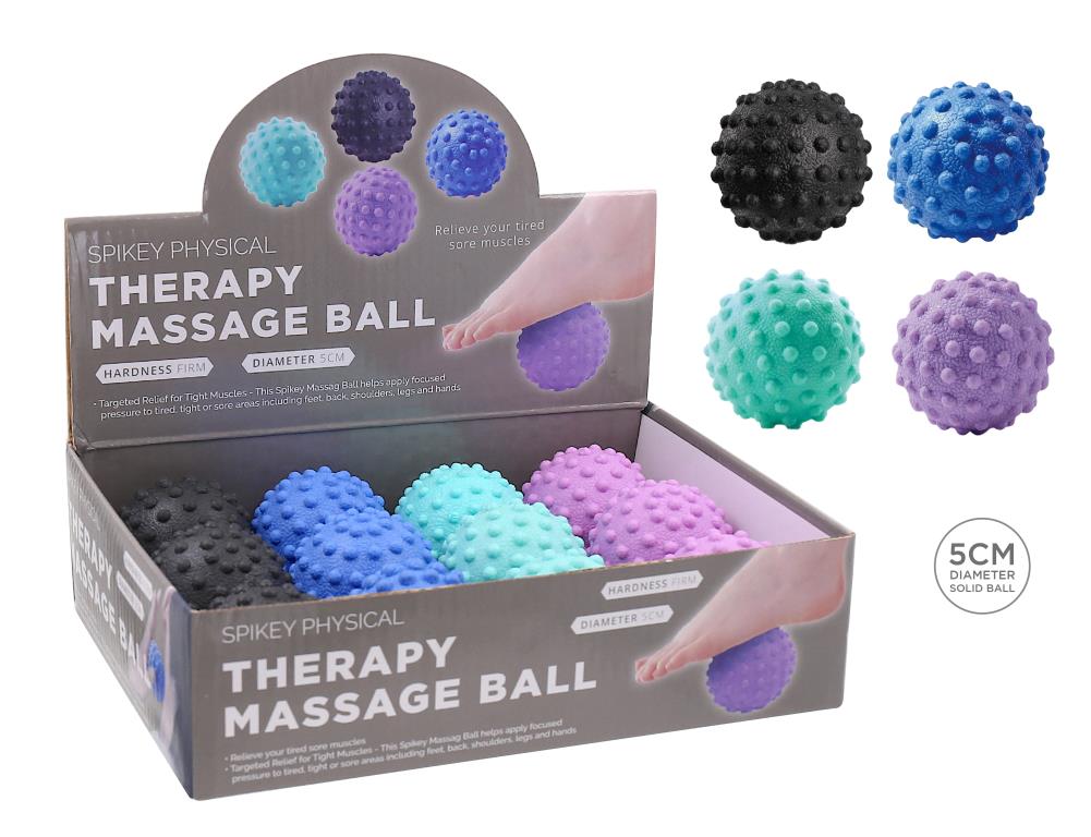 DUR8430 stress ball hand exercise ball 5cm diameter 65g assorted colours display box series