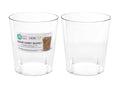 Small clear plastic candy bucket, 1.5 litre, 15cm, for lollies, treats and party candy bars