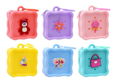 Silicone Series Coin Pouch Keyring- 8CM x 8CM x 4.2CM