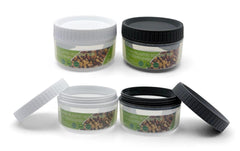 Premium Screw Top Plastic Storage Jar - 300ML