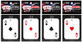 Poker Aces playing card novelty hanging car air freshener assorted suits and scents