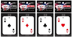 Hanging Car Air Freshener - ACES Series - 6.5CM x 8.9CM