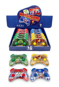 Four controller shaped superhero water ring toss games with cartoon hero characters