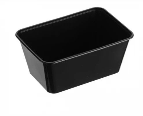 Genfac 1000ml Rect Black 500s