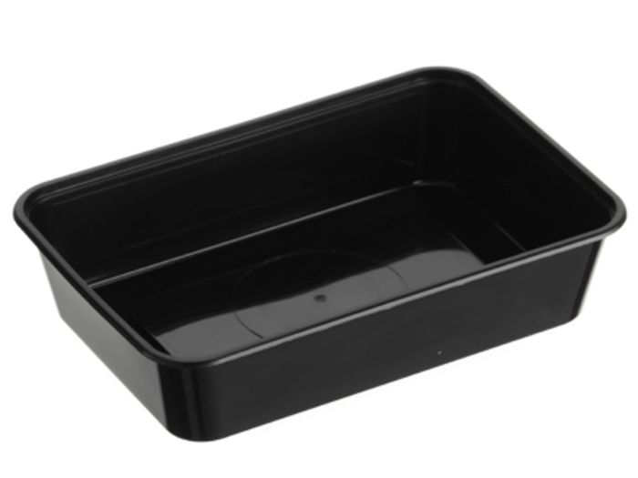 Genfac 500ml Rect Black 500s