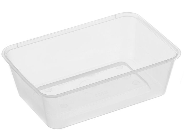 Genfac 700ml Rect Clear 500s