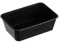 Genfac 750ml Rect Black 500s