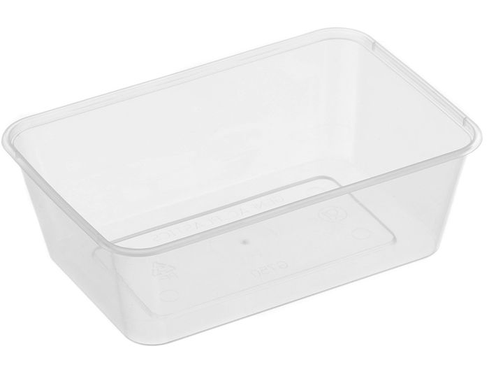 Genfac 750ml Rect Clear 500s