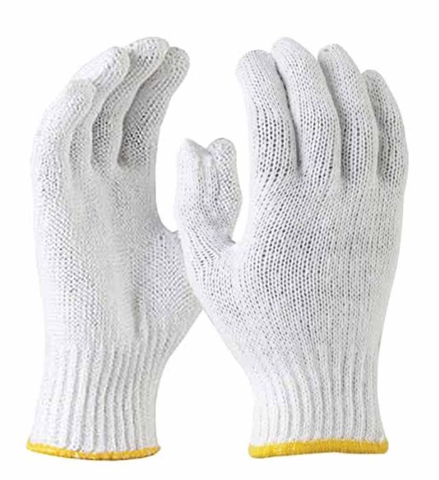 Knitted Cotton Gloves 12 Pairs