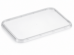 Genfac Rectangular Container Lids - Fits G500 to G1000ml (500 Per Carton)