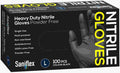 Saniflex Nitrile Black L 100s