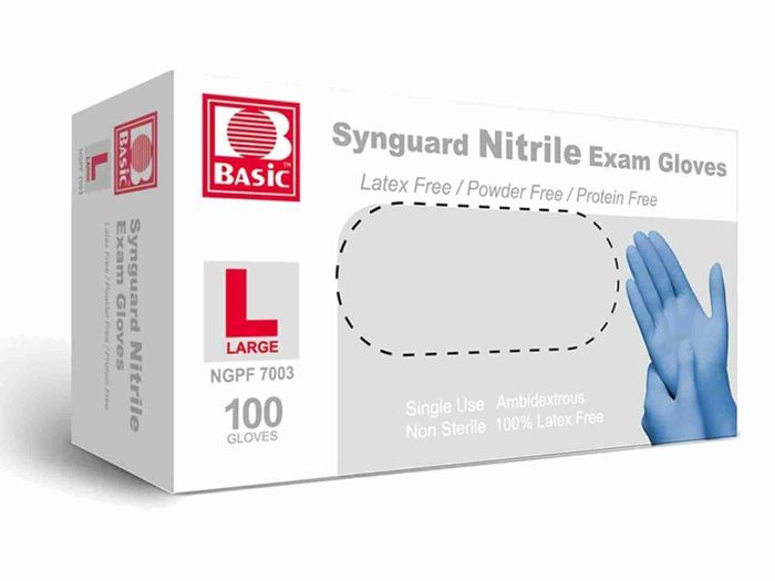 Synguard Nitrle Blue L 100s