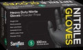 Saniflex Nitrile Black S 100s
