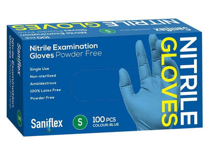 Saniflex Nitrile Blue S 100s