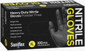 Saniflex Nitrile Black XL 100s