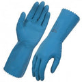 Silver Lined Rubber Gloves XL