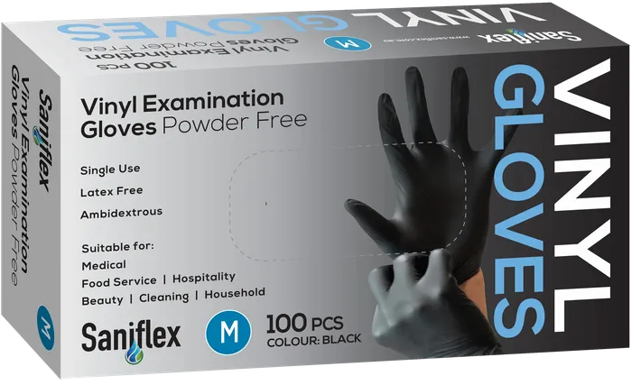 Saniflex Vinyl BLK M PF 100s
