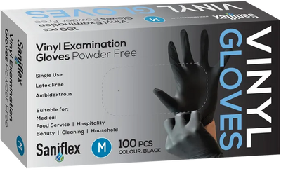 Saniflex Vinyl BLK M PF 100s