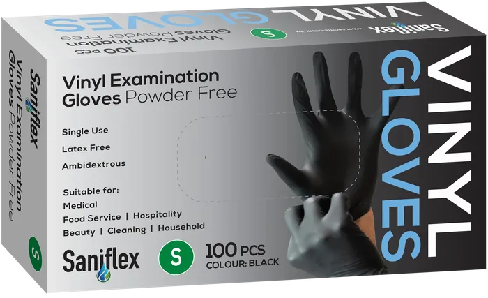 Saniflex Vinyl BLK S PF 100s