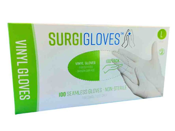 Surgi Vinyl Large PF 100pcs