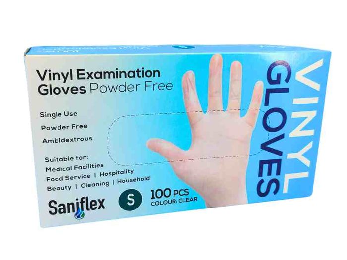Saniflex Vinyl Small PF 100pcs