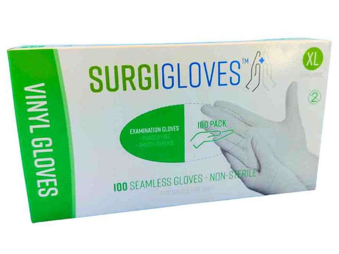 Surgi Vinyl X-Large PF 100pcs
