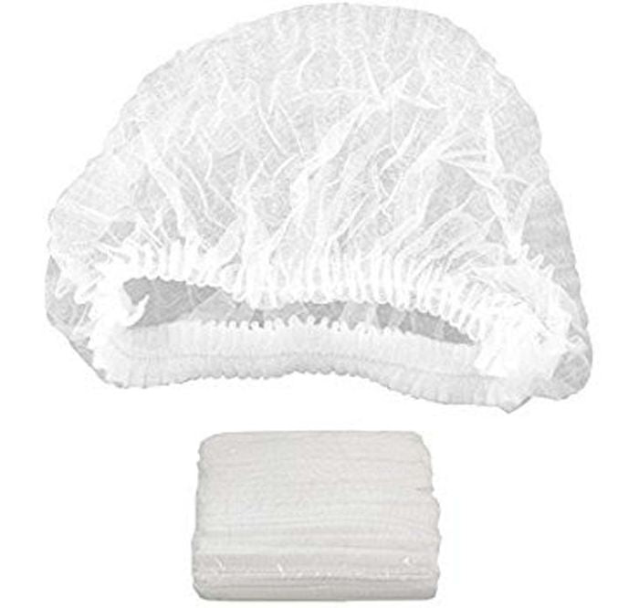Hair Net Crimped 21' White 1k