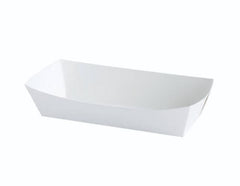White Hot Dog Tray 500's